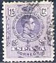 Spain 1909 Alfonso XIII 15 CTS Violet Edifil 270. España 1909 270 u. Uploaded by susofe